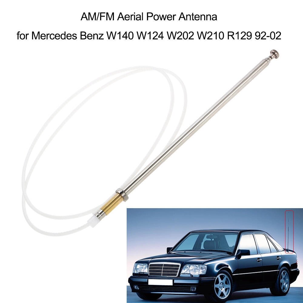 AM/FM антена для Mercedes Benz W140 W124 W202 W210 R129 92-02 Під замовлення за 30 днів, доставка безкоштовна від компанії greencard - фото 1