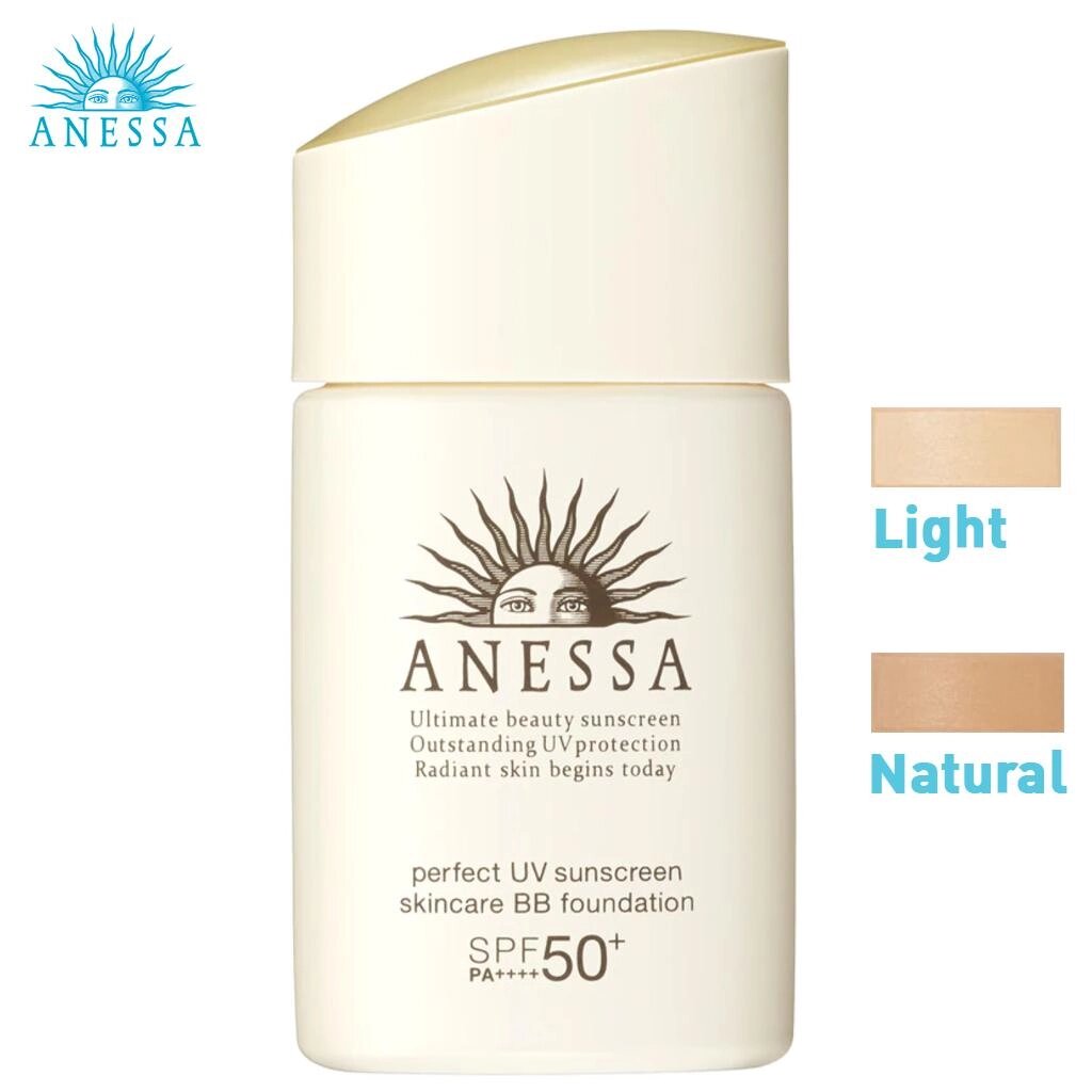 ANESSA Perfect UV Sunscreen BB Foundation A SPF50+PA++++ Light / Natural 25 мл - Shiseido Japan Під замовлення з від компанії greencard - фото 1