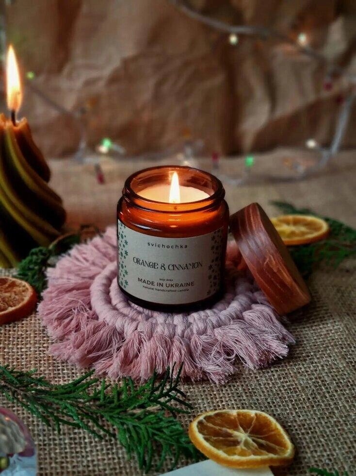 Арома свічка "Orange & Cinnamon" Код/Артикул 130 6873046 від компанії greencard - фото 1