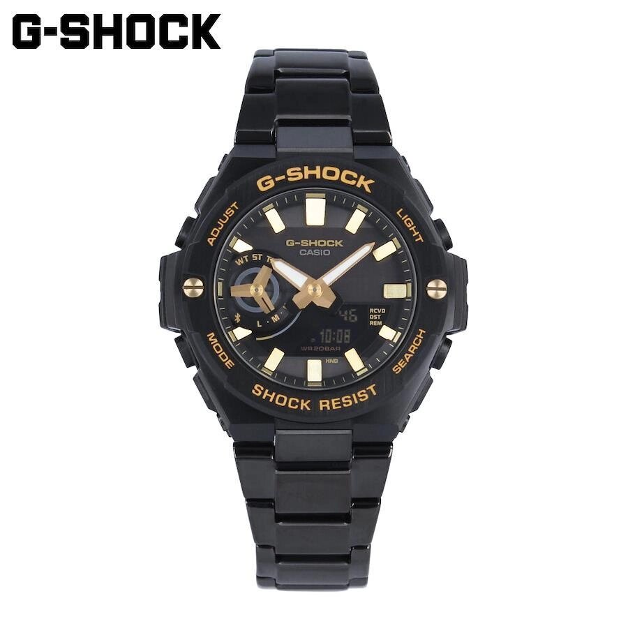 ASIO G-SHOCK GST-B500BD-1A9 GST-B500 Series Міцний сонячний годинник з Bluetooth, світовий час, чорний металевий під від компанії greencard - фото 1