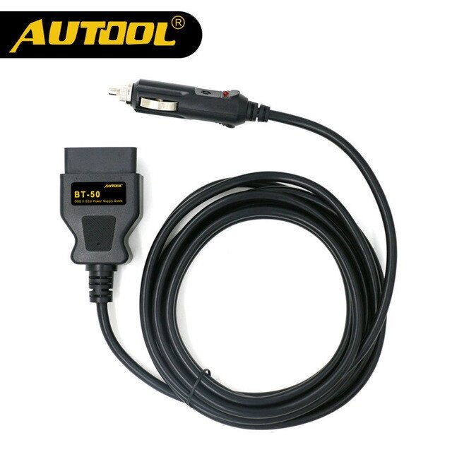 AUTOOL BT50 BT-50 OBDII OBD2 Аварійне живлення ЕБК Вбудованих систем Авто Комп'ютер Авто Кабель Адаптер Код/Артикул 13 від компанії greencard - фото 1