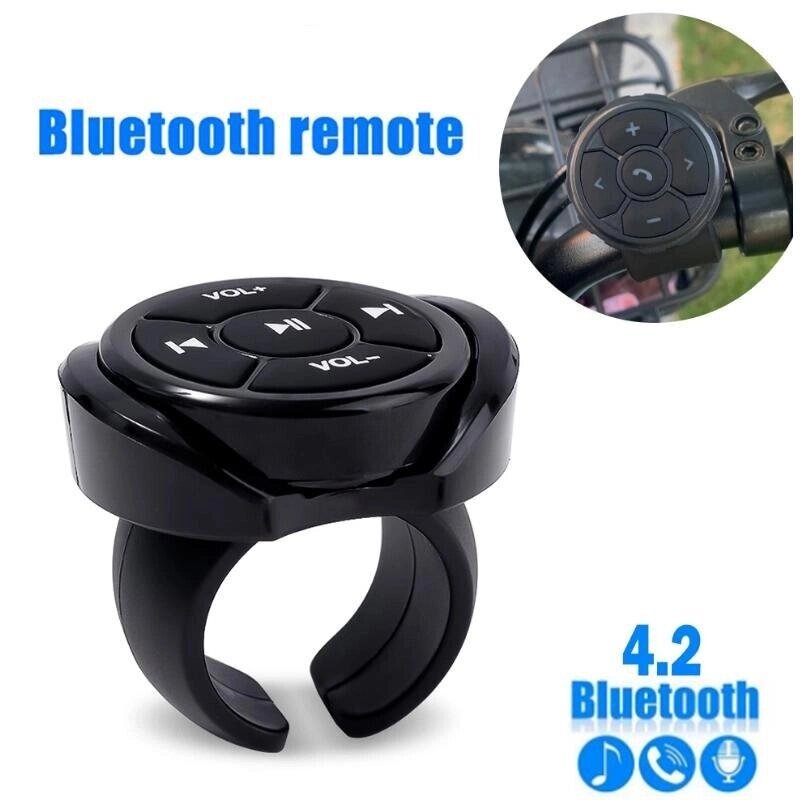 Автомобільний бездротовий Bluetooth Медіа-кнопка Пульт дистанційного керування Автомобільне кермо Пульт під замовлення від компанії greencard - фото 1