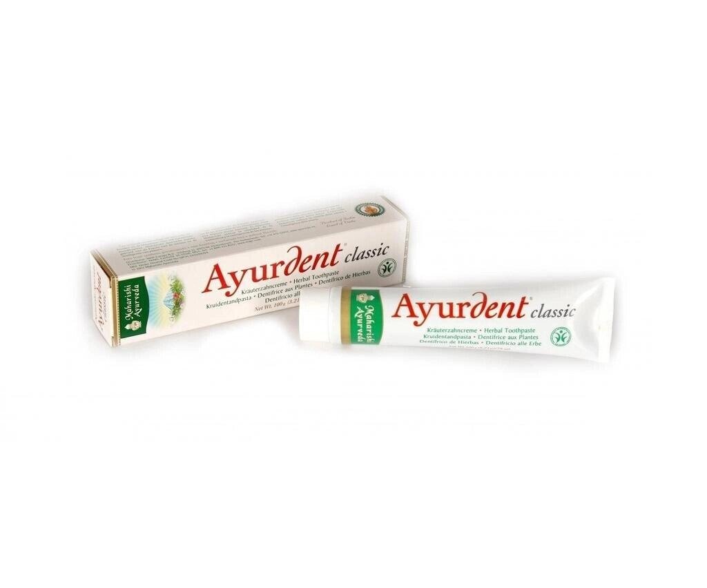 Аюрдент Класік: зубна паста (75 мл), Ayurdent Classic,  Maharishi Ayurveda Під замовлення з Індії 45 днів. Безкоштовна від компанії greencard - фото 1