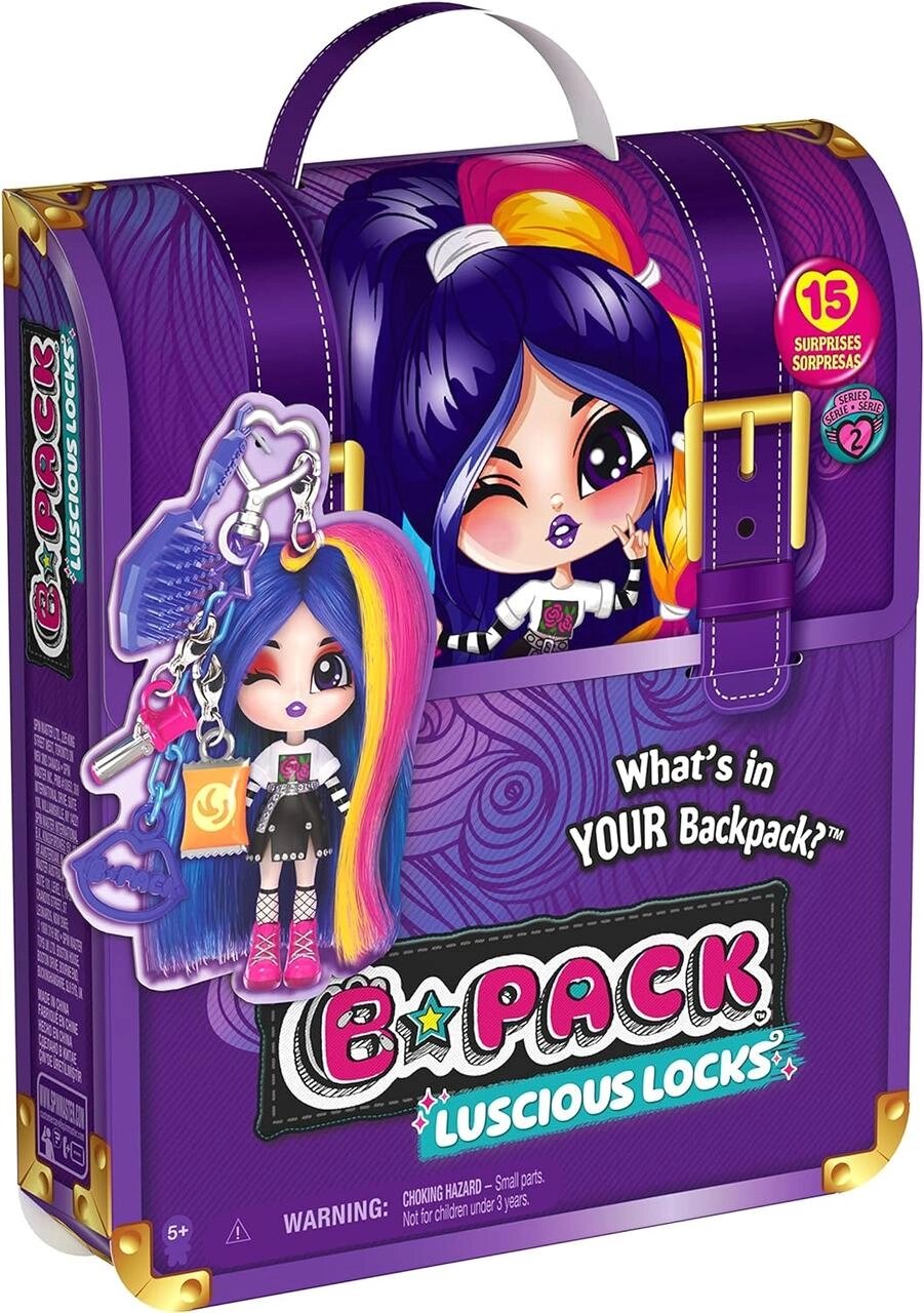 B Pack, колекційна лялька Frank E-Girl Luscious Locks Spin Master Код/Артикул 75 723 від компанії greencard - фото 1