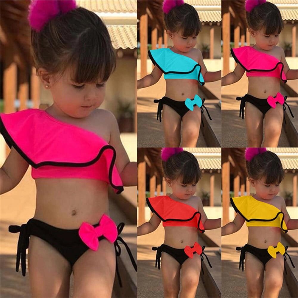 Baby Kids Girl Two Piece Купальник Літній Дитячий Купальник Для Водних Видів Бікіні Плавати Сукню під замовлення за 30 від компанії greencard - фото 1