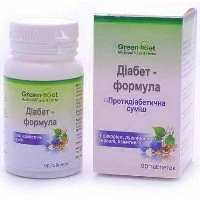 Бад від діабету Діабет формула таблетки 90 шт Код/Артикул 194 15-086 від компанії greencard - фото 1