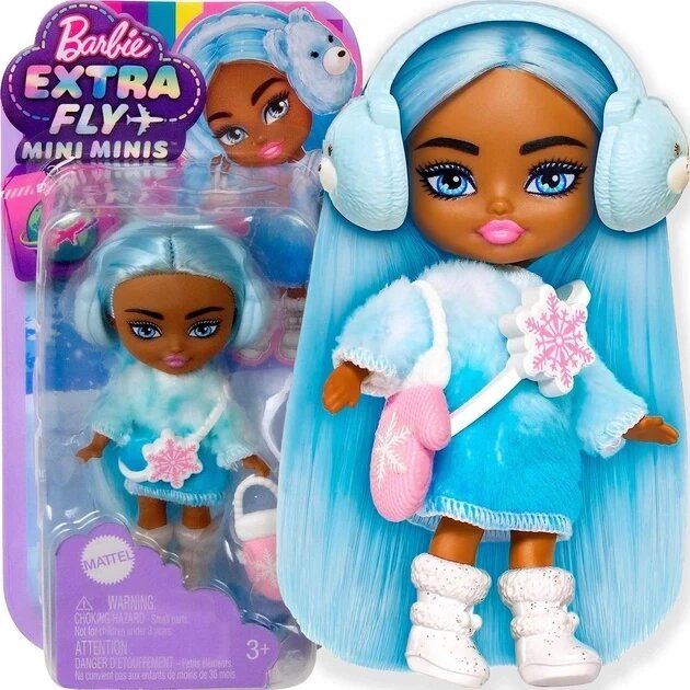Barbie Extra Mini Minis Winter лялька барбі екстра міні мінс зима Код/Артикул 75 790 від компанії greencard - фото 1