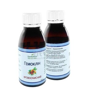 БАЖ Гемоклін очищення крові краплі, 100 мл Код/Артикул 15-121