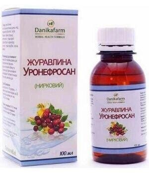 БАЖ Журавлина Уронефросан нирковий збір, 100 мл (свіжий термін) Код/Артикул 194 15-114 від компанії greencard - фото 1