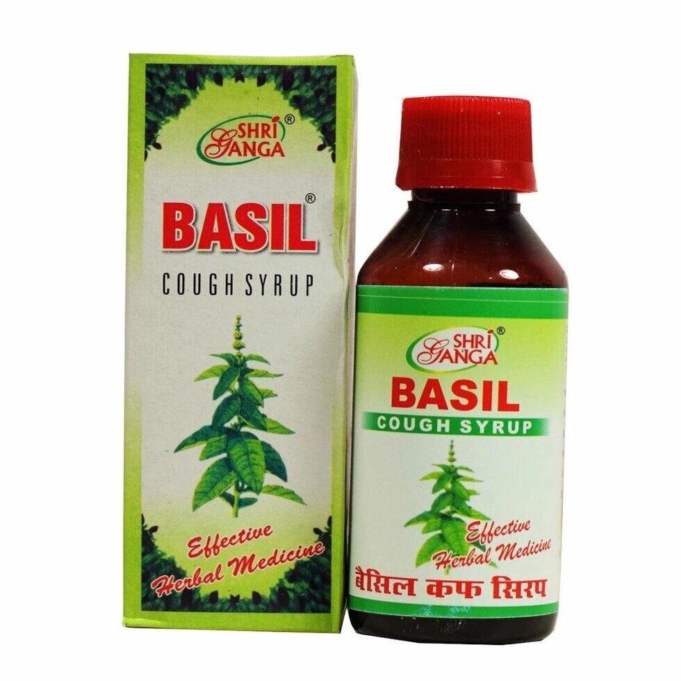 Базилік (100мл), Basil Cough Syrup,  Shri Ganga Pharmacy Під замовлення з Індії 45 днів. Безкоштовна доставка. від компанії greencard - фото 1