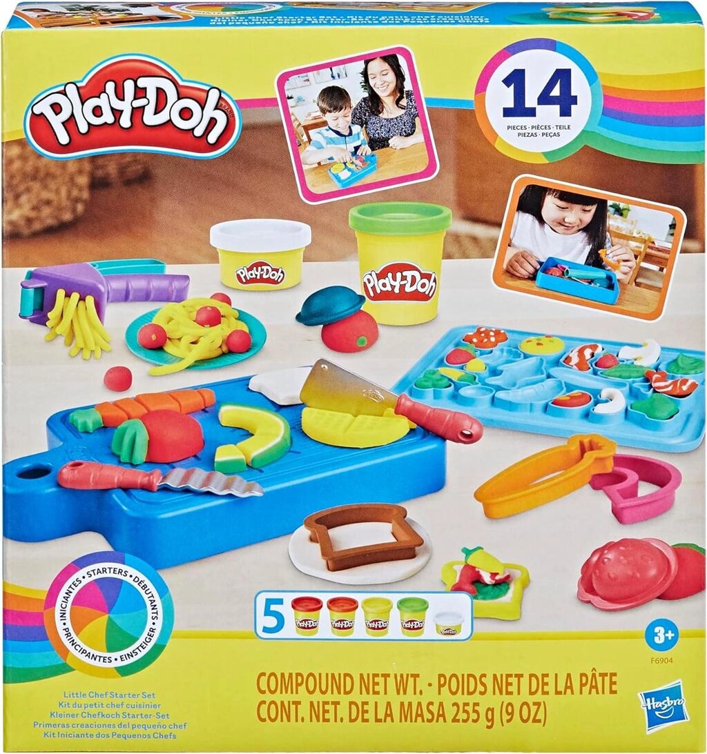 Базовий набір Play-Doh Little Chef, 14 ігрових кухонних аксесуарів Код/Артикул 75 928 Код/Артикул 75 928 Код/Артикул 75  від компанії greencard - фото 1