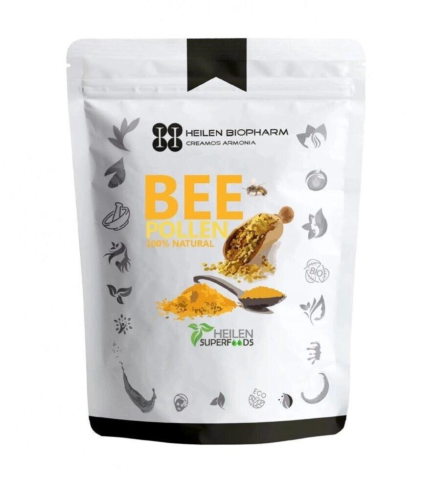 Бджолиний пилок (100 г), Bee Pollen,  Heilen Biopharm Під замовлення з Індії 45 днів. Безкоштовна доставка. від компанії greencard - фото 1