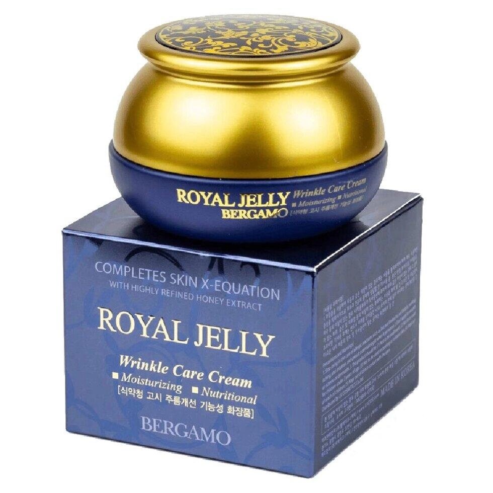 Bergamo Крем від зморшок Moselle Royal Jelly 50 г / Зволоження, розгладження зморшок / Корейська косметика під від компанії greencard - фото 1