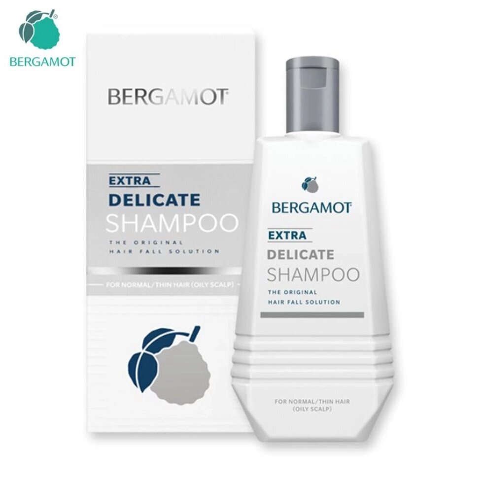 BERGAMOT ОРИГІНАЛЬНИЙ ШАМПУНЬ EXTRA DELICATE 100 мл - Тайський догляд за волоссям Під замовлення з Таїланду за 30 днів,  від компанії greencard - фото 1