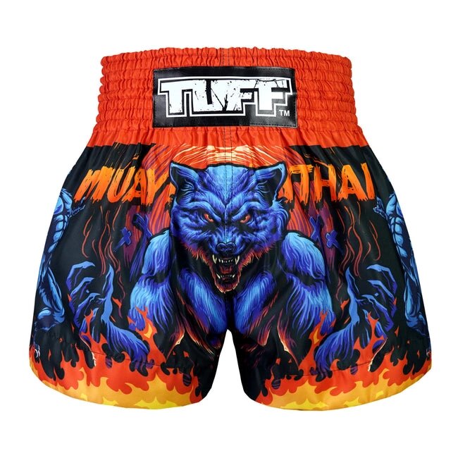 Бестселер: боксерські шорти для тайського боксу TUFF "Midnight Werewolf" Під замовлення з Таїланду за 30 днів, доставка  від компанії greencard - фото 1
