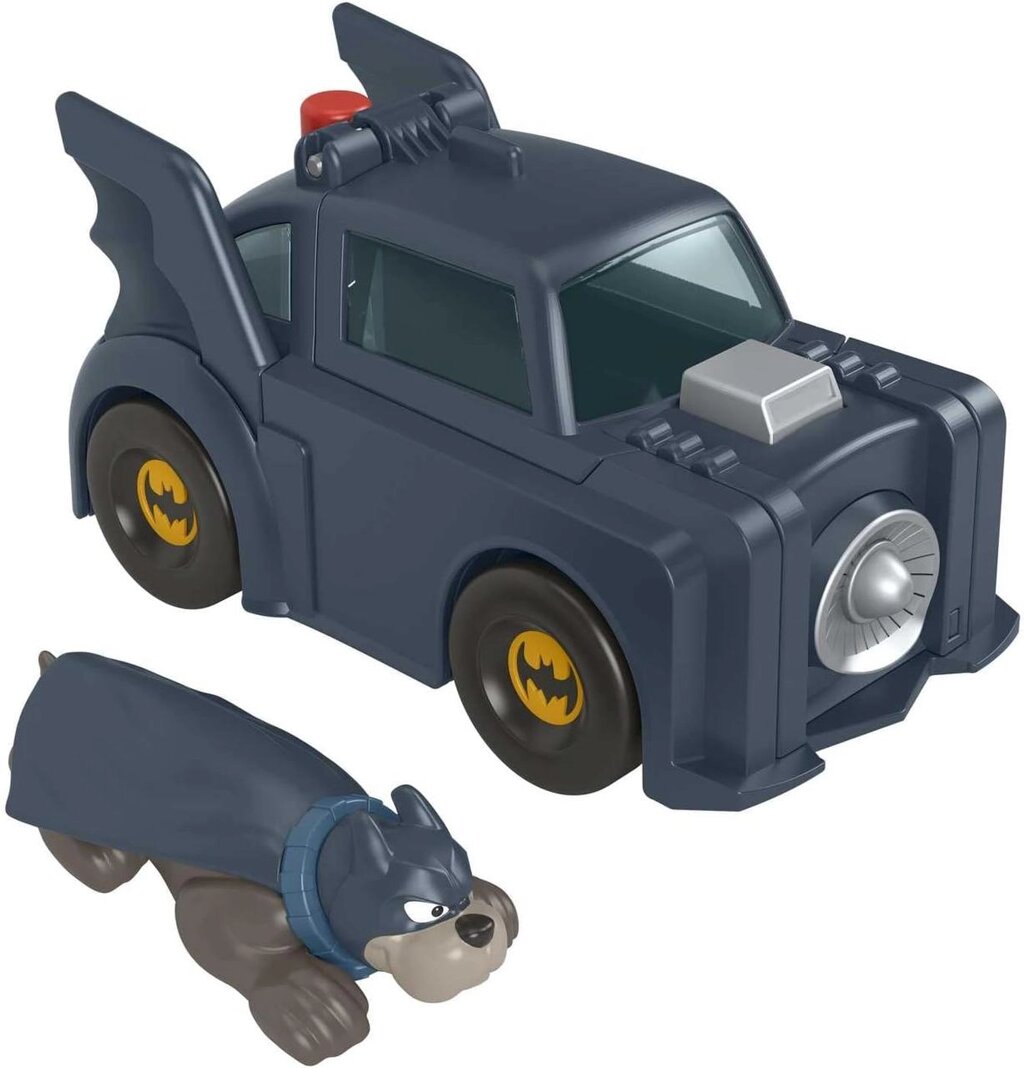 Бетмобіль Fisher-Price DC League of Super-Pets Batmobile Vehicle Код/Артикул 75 590 Код/Артикул 75 590 Код/Артикул 75 від компанії greencard - фото 1