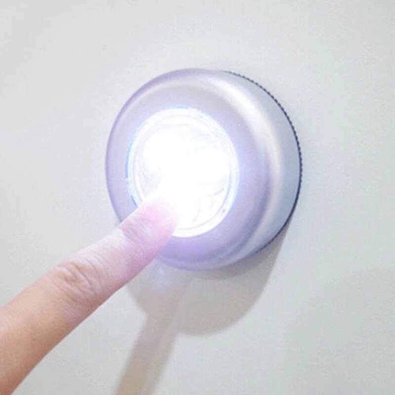 Бездротовий 3LED під шафою Touch Stick Night Light для шафи для кухні, сходів, шафи під замовлення за 30 днів доставка від компанії greencard - фото 1