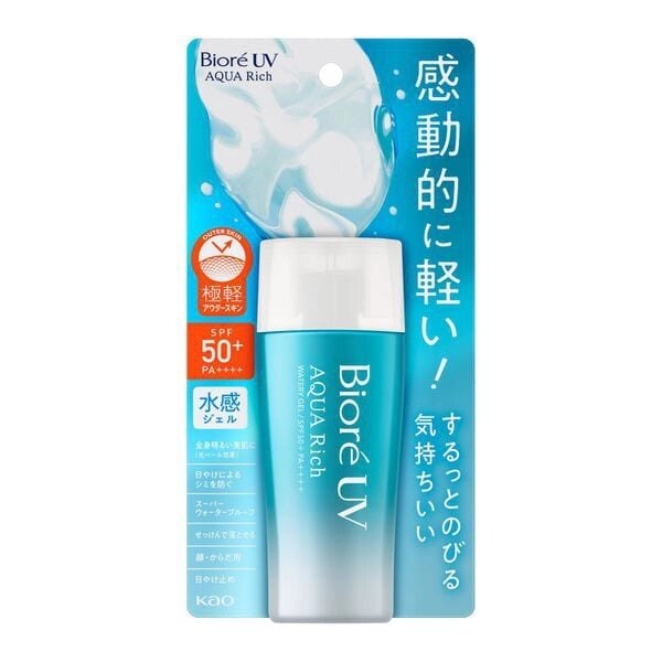 Biore Biore UV Aqua Rich Watery Gel 70ml SPF50+ PA++++ [Сонцезахисний крем для обличчя та тіла] під замовлення з Японії  від компанії greencard - фото 1