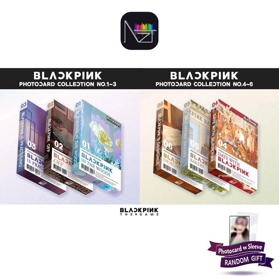 BLACKPINK : The Game Photocard Collection No. 1~3, No. 4~6, під замовлення з кореї 30 днів доставка безкоштовна від компанії greencard - фото 1