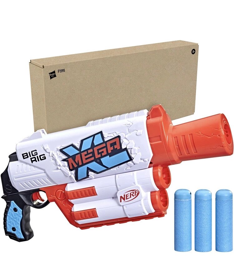 БЛАСТЕР NERF MEGA XL BIG RIG Код/Артикул 75 214 Код/Артикул 75 214 Код/Артикул 75 214 від компанії greencard - фото 1