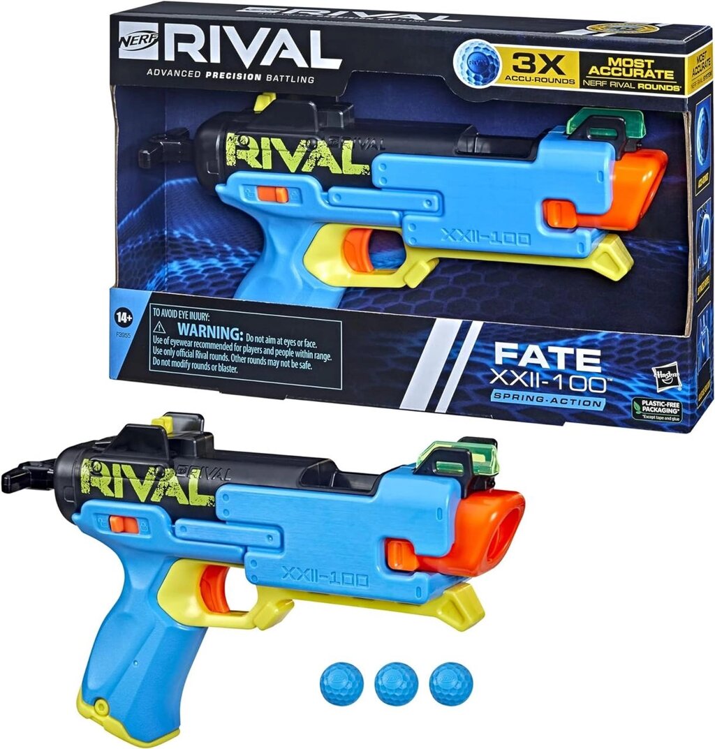 Бластер NERF Rival Fate XXII-100 Blaster Код/Артикул 75 529 Код/Артикул 75 529 Код/Артикул 75 529 Код/Артикул 75 529 від компанії greencard - фото 1