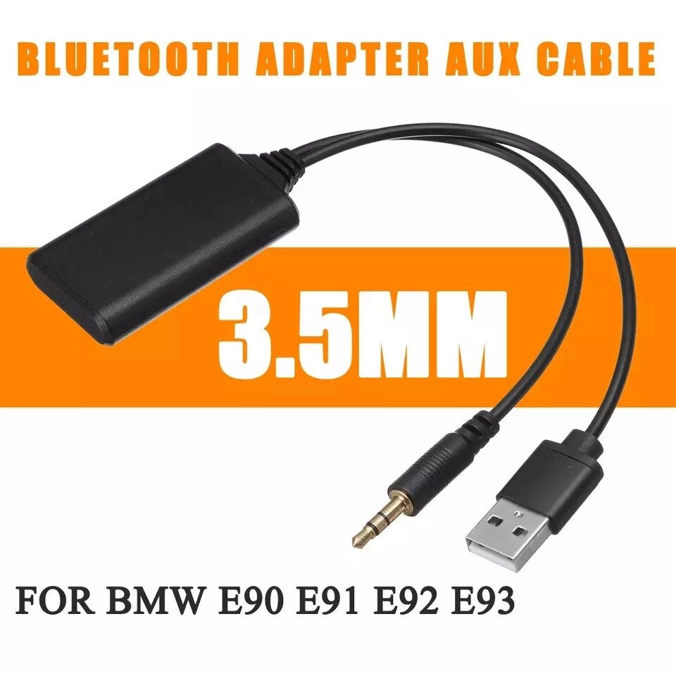 Bluetooth AUX Adapter адаптер для Bluetooth Adapter Aux Cable BMW E90 E91 E92 E93 Код/Артикул 13 від компанії greencard - фото 1