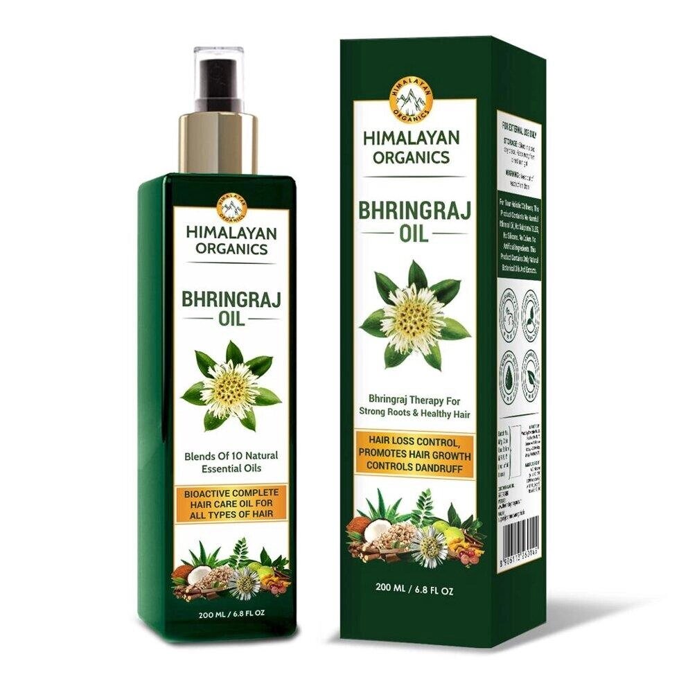 Брінгарадж: олія для зміцнення та росту волосся (200 мл), Bhringraj Oil,  Himalayan Organics Під замовлення з Індії 45 від компанії greencard - фото 1