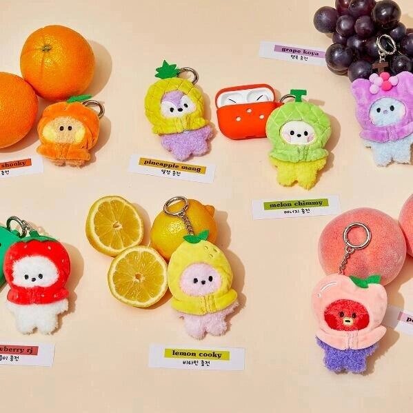 BT21 Брелок для ляльки Mini minini Fruit під замовлення з кореї 30 днів доставка безкоштовна від компанії greencard - фото 1