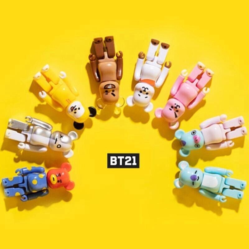 BT21 X BE@RBRICK Випадкова фігурка ведмедя з 10 предметів (включаючи 2 спеціальні видання) під замовлення з кореї 30 від компанії greencard - фото 1