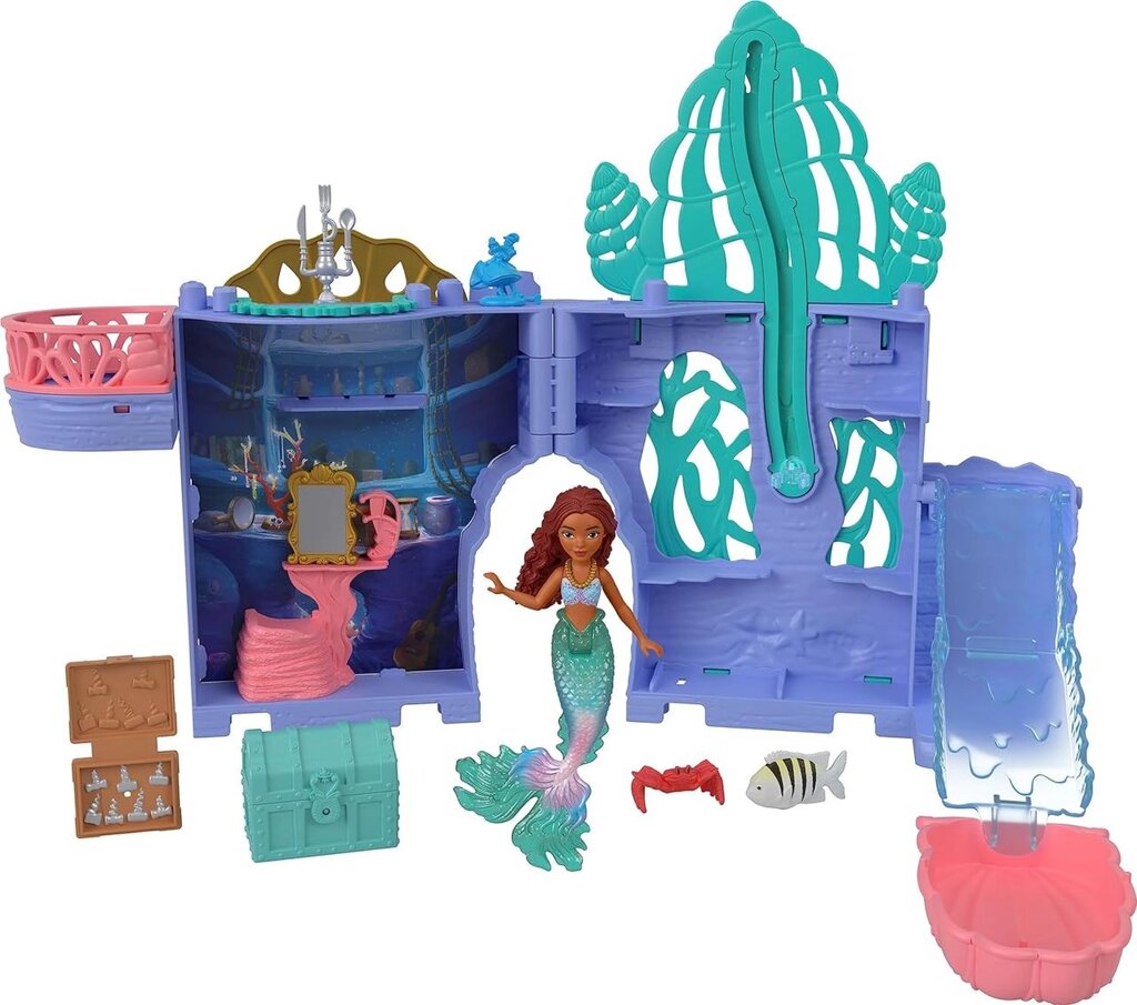 Будинок русалки Ariels Grotto. Mattel Disney Little Mermaid Storytime Код/Артикул 75 1178 Код/Артикул 75 1178 від компанії greencard - фото 1