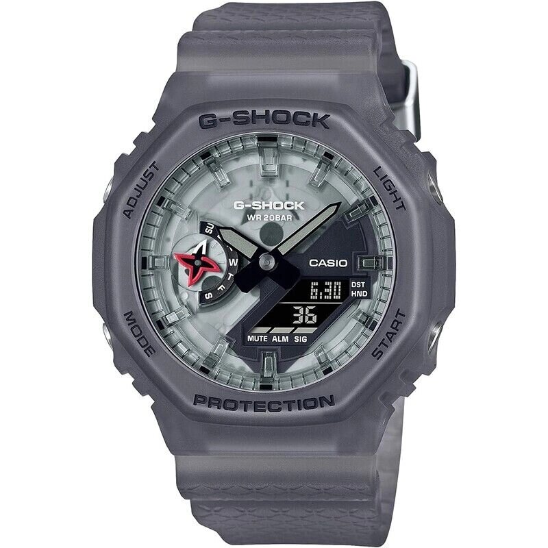 Casio G-Shock GA-2100NNJ-8AJR Зроблено в Японії Ninja Чоловічі сірі ЯПОНІЯ ZA-825 під замовлення з Японії за 30 днів, від компанії greencard - фото 1