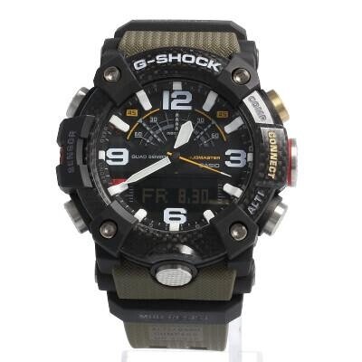 CASIO G-SHOCK GG-B100-1A3 MASTER OF G LAND MUDMASTER Карбоновий брудозахисний висотомір Bluetooth Світовий час Зелені  від компанії greencard - фото 1