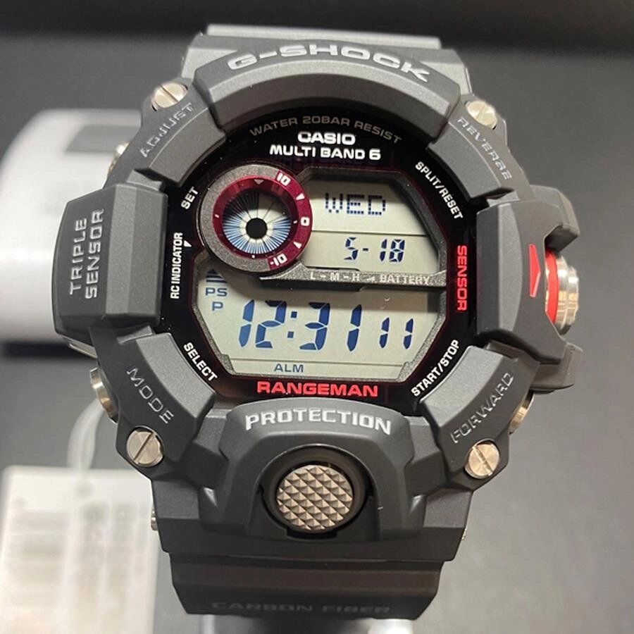 CASIO G-shock GW-9400J-1JF MASTER OF G - LAND RANGEMAN Наручний годинник для чоловіків від GW-9400J-1 GW-9400 під від компанії greencard - фото 1