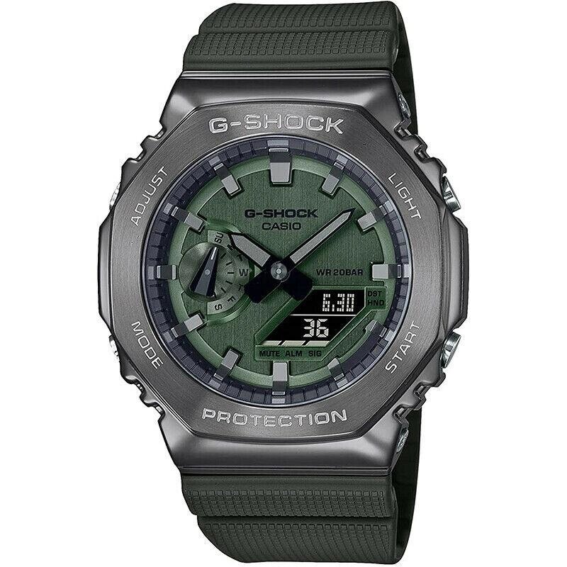 Casio G-SHOCK Quartz GM-2100B-3AJF Чоловічий годинник з металевим покриттям та світлодіодним підсвічуванням ЯПОНІЯ від компанії greencard - фото 1