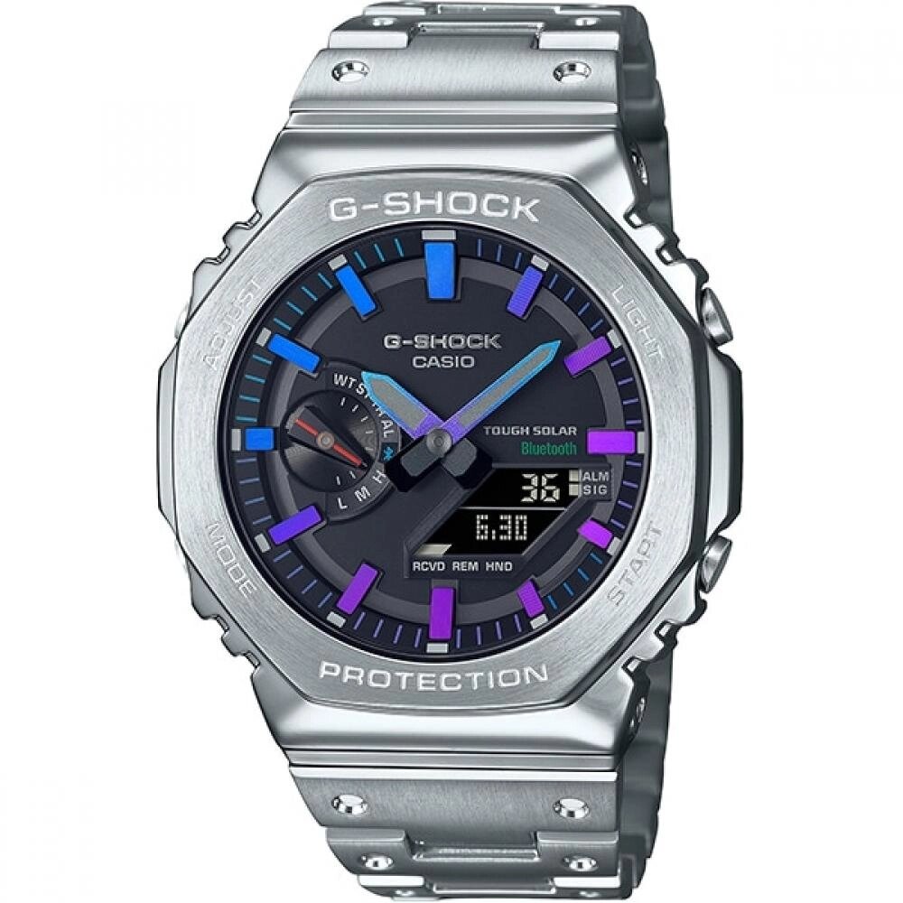 Casio GM B2100PC 1AJF [Цільнаметалева модель G SHOCK зі зв'язком зі смартфоном, модель шедеврального дизайну під від компанії greencard - фото 1