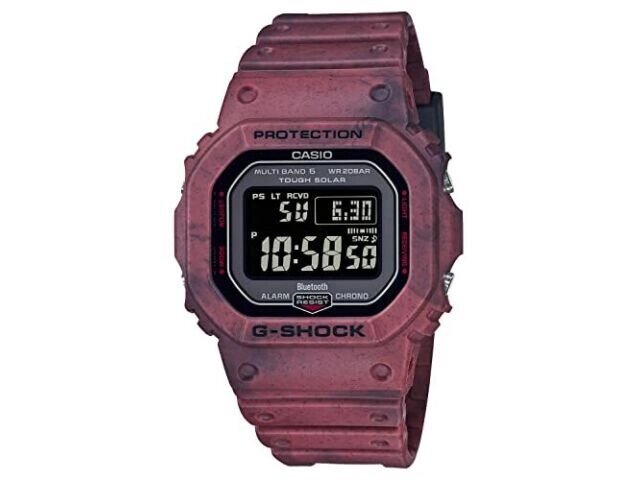 Casio Годинники G-SHOCK з Bluetooth та радіоприймачем на сонячній батареї GW-B5600SL-4JF Чоловічі червоні НОВІ під від компанії greencard - фото 1