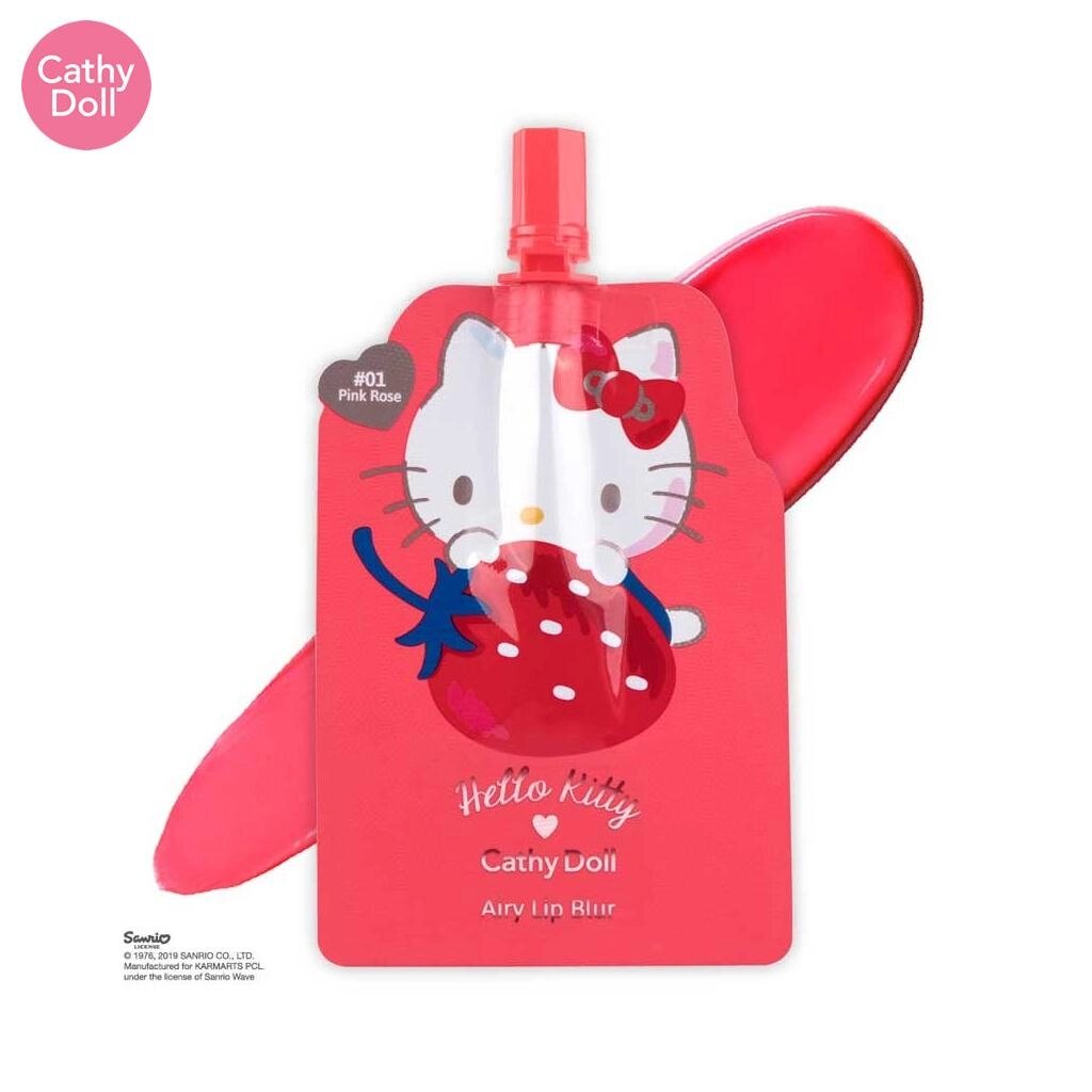 Cathy Doll Hello Kitty Airy Lip Blur 2 г - Тайська косметика Під замовлення з Таїланду за 30 днів, доставка безкоштовна від компанії greencard - фото 1