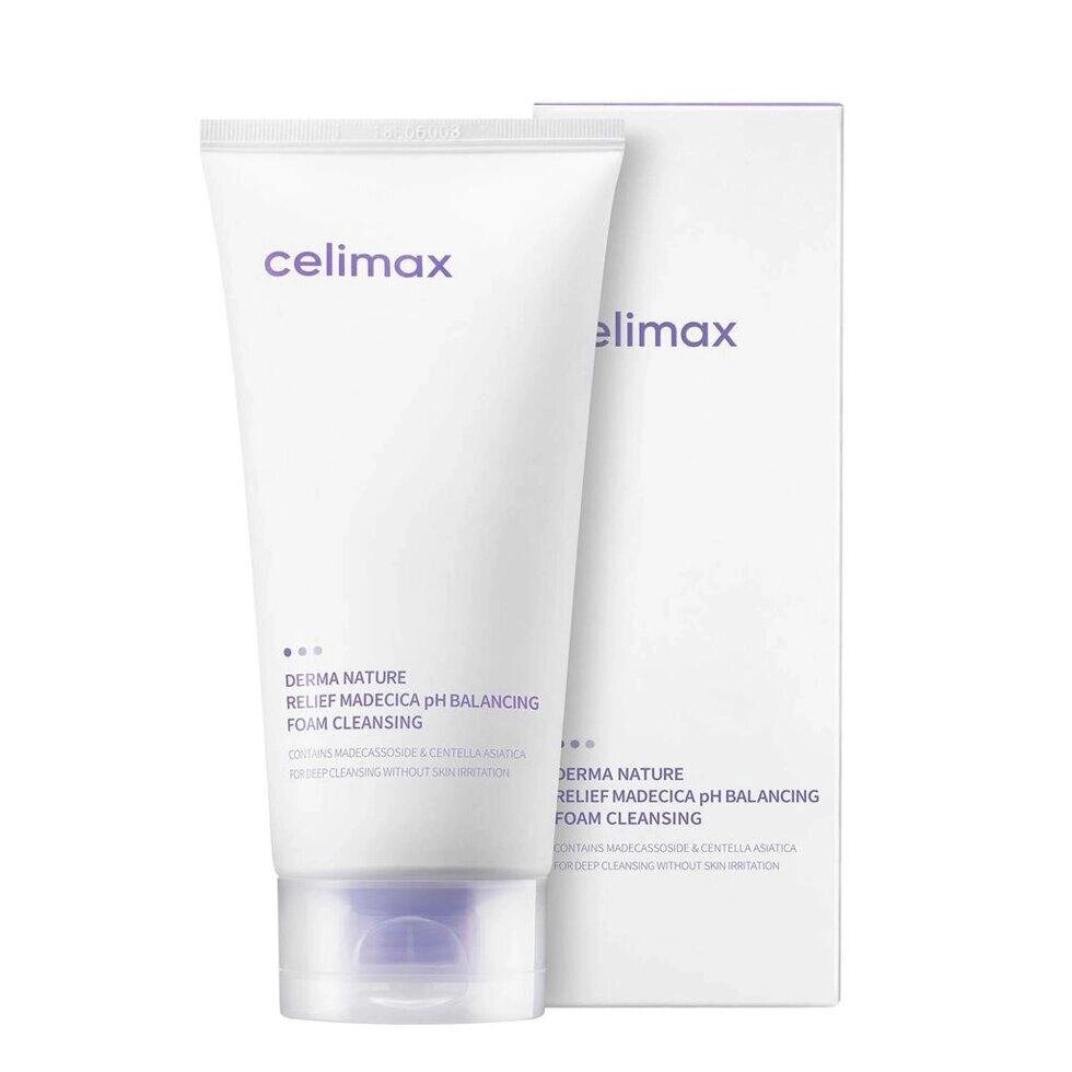 CELIMAX Очищаюча пінка Derma Nature Relief Madecica pH Balancing Foam 150 мл під замовлення з кореї 30 днів доставка від компанії greencard - фото 1