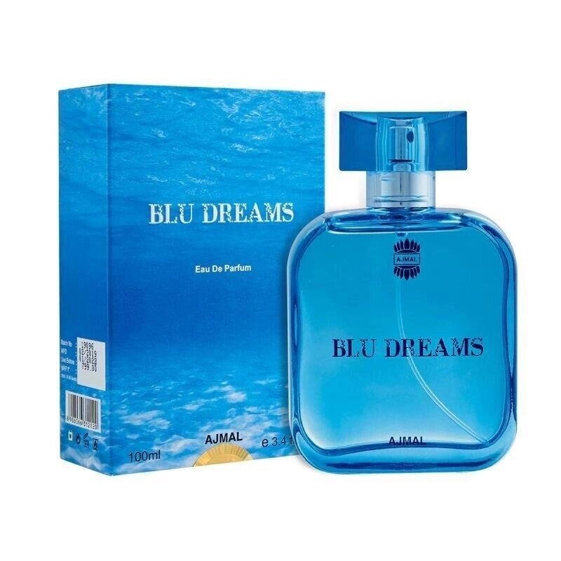 Чоловіча парфумована вода Блакитні мрії (100мл), Blu Dreams Eau de Parfum,  Ajmal Perfume Під замовлення з Індії 45 від компанії greencard - фото 1