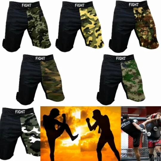Чоловічі шорти для ММА, армійські солдатські темно-сині камуфляжні штани для тайського боксу, кікбоксинг, боротьба, Під  від компанії greencard - фото 1