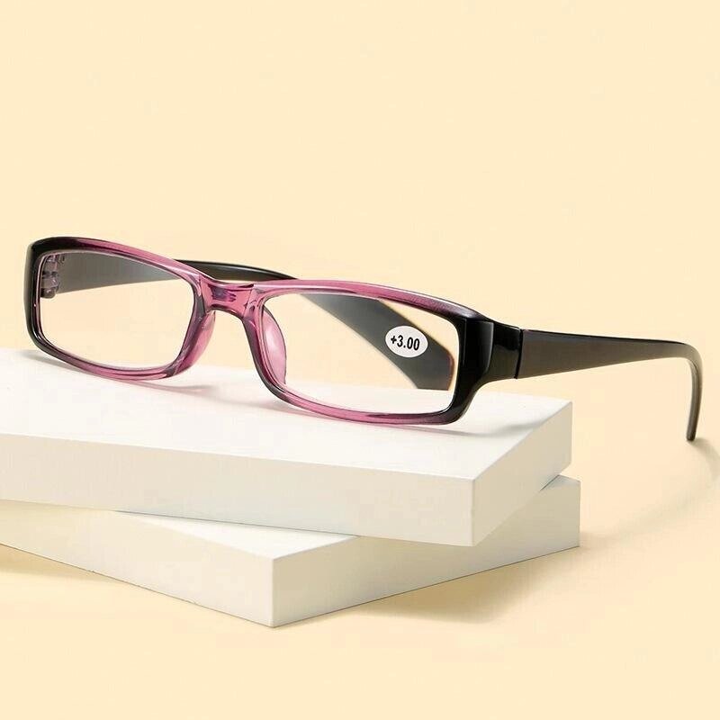 Чоловічі та жіночі окуляри для читання зі смоли HD у віці, модні окуляри для пресбіопії від компанії greencard - фото 1
