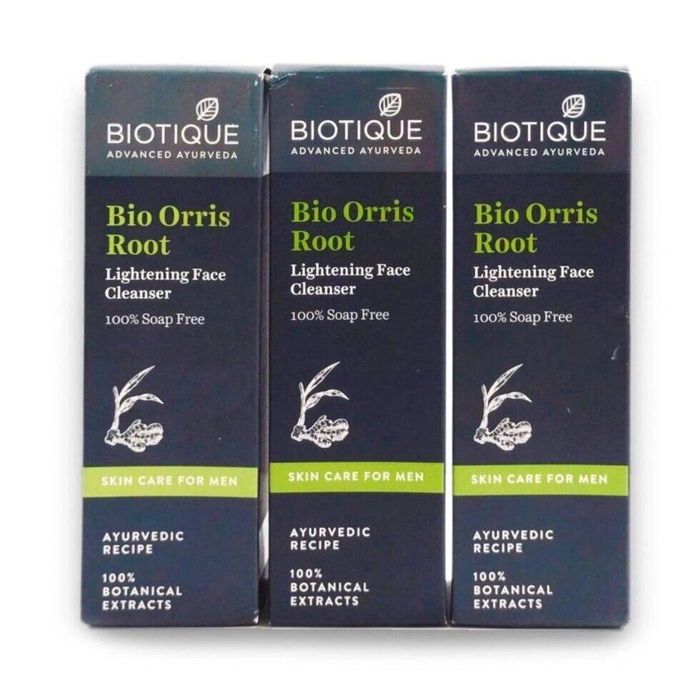 Чоловічий гель для вмивання (3 х 120 мл), Bio Orris Root Face Cleanser Set,  Biotique Під замовлення з Індії 45 днів. від компанії greencard - фото 1