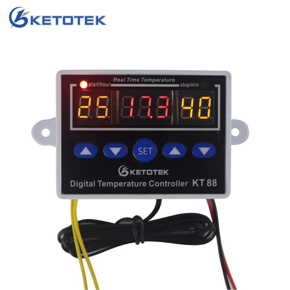 Цифровий контролер температури KT88 KETOTEK 10A 220V AC під замовлення за 30 днів доставка безкоштовно від компанії greencard - фото 1