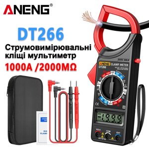 Цифровий мультиметр струмовимірювальні кліщі ANENG DT266-8 Код/Артикул 184 125156