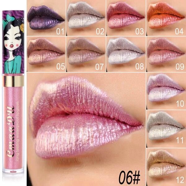 CmaaDu Beautiful Girl Dream Color Chameleon Diamond Glitter Lip Gloss Lipstick під замовлення за 30 днів доставка від компанії greencard - фото 1