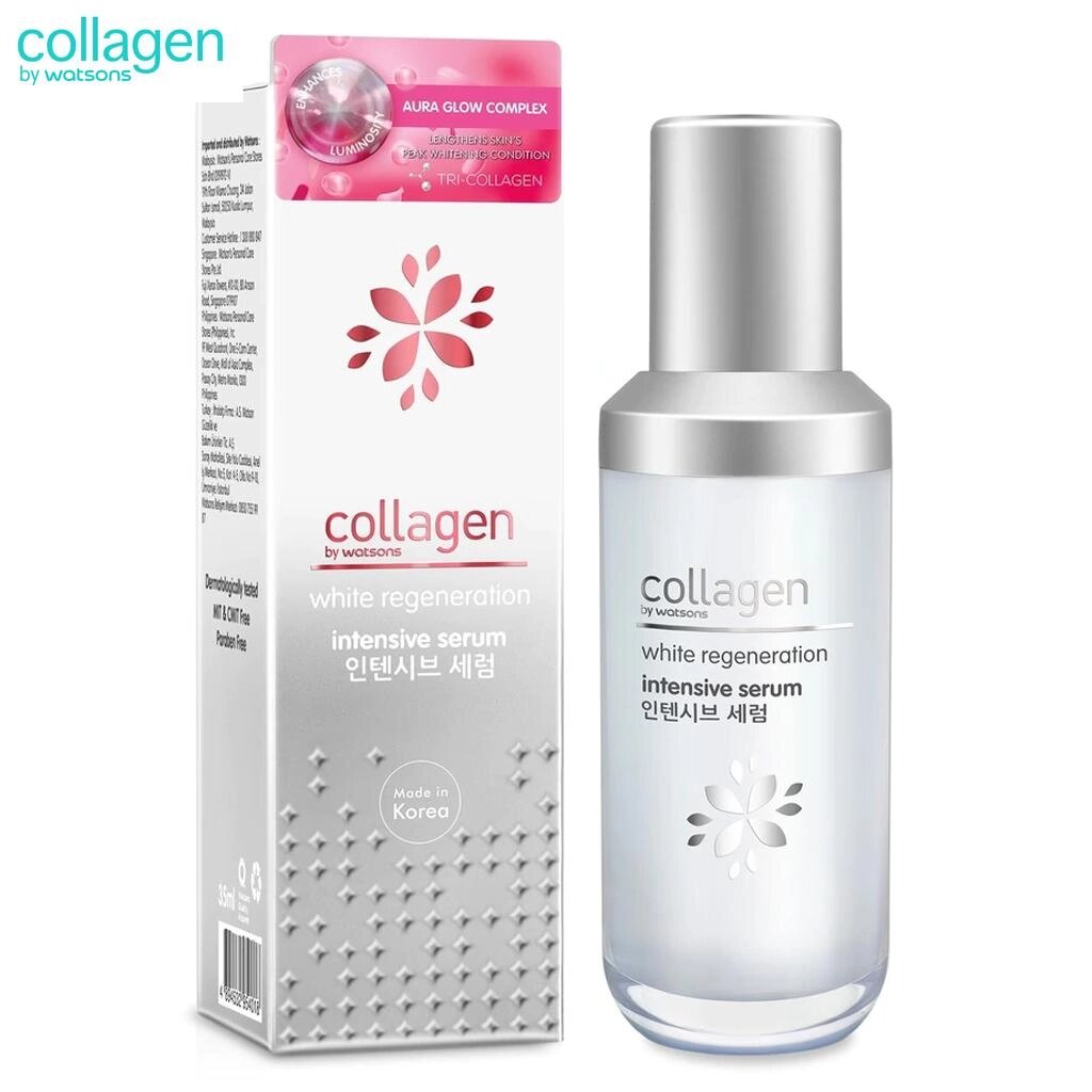 Collagen by Watsons White Regency Intensiv Serum, комплекс Aura Glow, триколаген, 35 мл. Під замовлення з Таїланду за від компанії greencard - фото 1