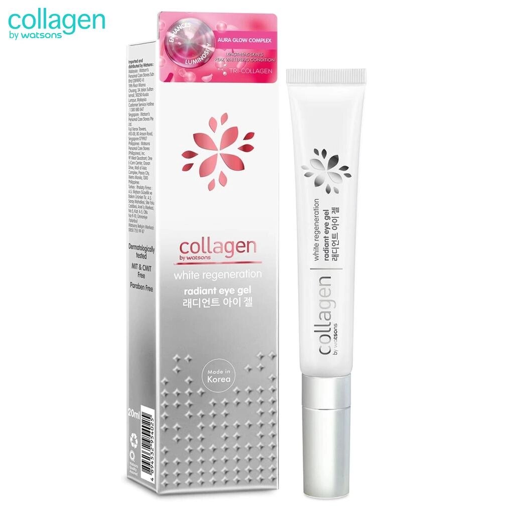 Collagen by Watsons White Regency Radiant Eye Gel 20 мл. Під замовлення з Таїланду за 30 днів, доставка безкоштовна від компанії greencard - фото 1