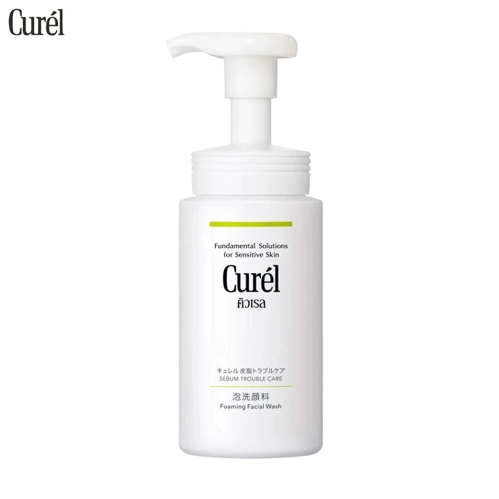 Curel SEBUM TROUBLE CARE, Пінка для вмивання для обличчя, фундаментальне рішення для чутливої шкіри 150 мл. - Догляд  від компанії greencard - фото 1