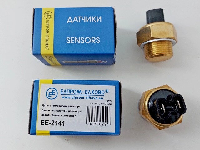 Датчик включення вентилятора ГАЗ, М-41(Elprom-Elhovo) ЕЕ-2141 Код/Артикул 30 3509 від компанії greencard - фото 1