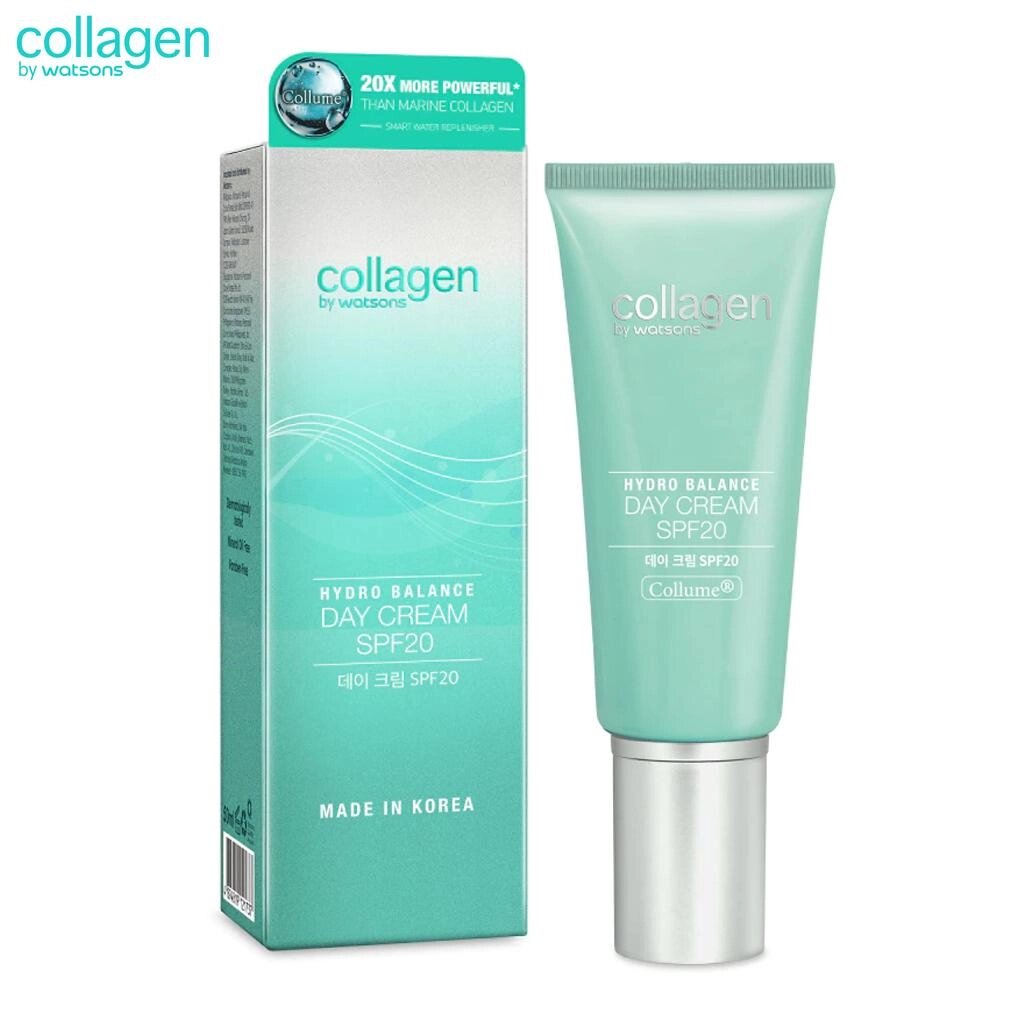 Денний крем Collagen by Watsons Hydro Balance SPF20 50 мл. Під замовлення з Таїланду за 30 днів, доставка безкоштовна від компанії greencard - фото 1